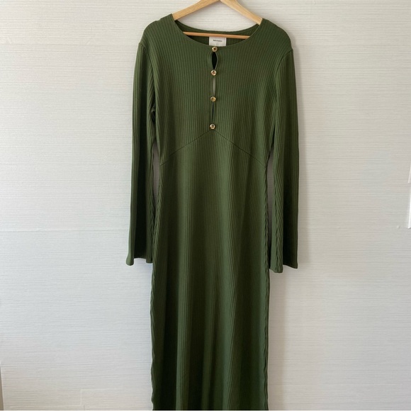 🌿|NWT| Reformation Hayden Knit Dress in Fern - Picture 5 of 11